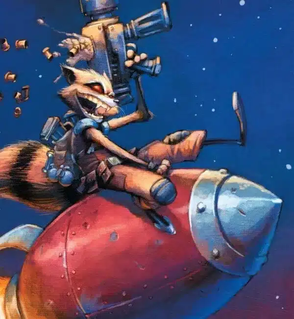 Du betrachtest gerade Rocket Raccoon (Bd. 1) – "Bombonbunte Ballerballade"