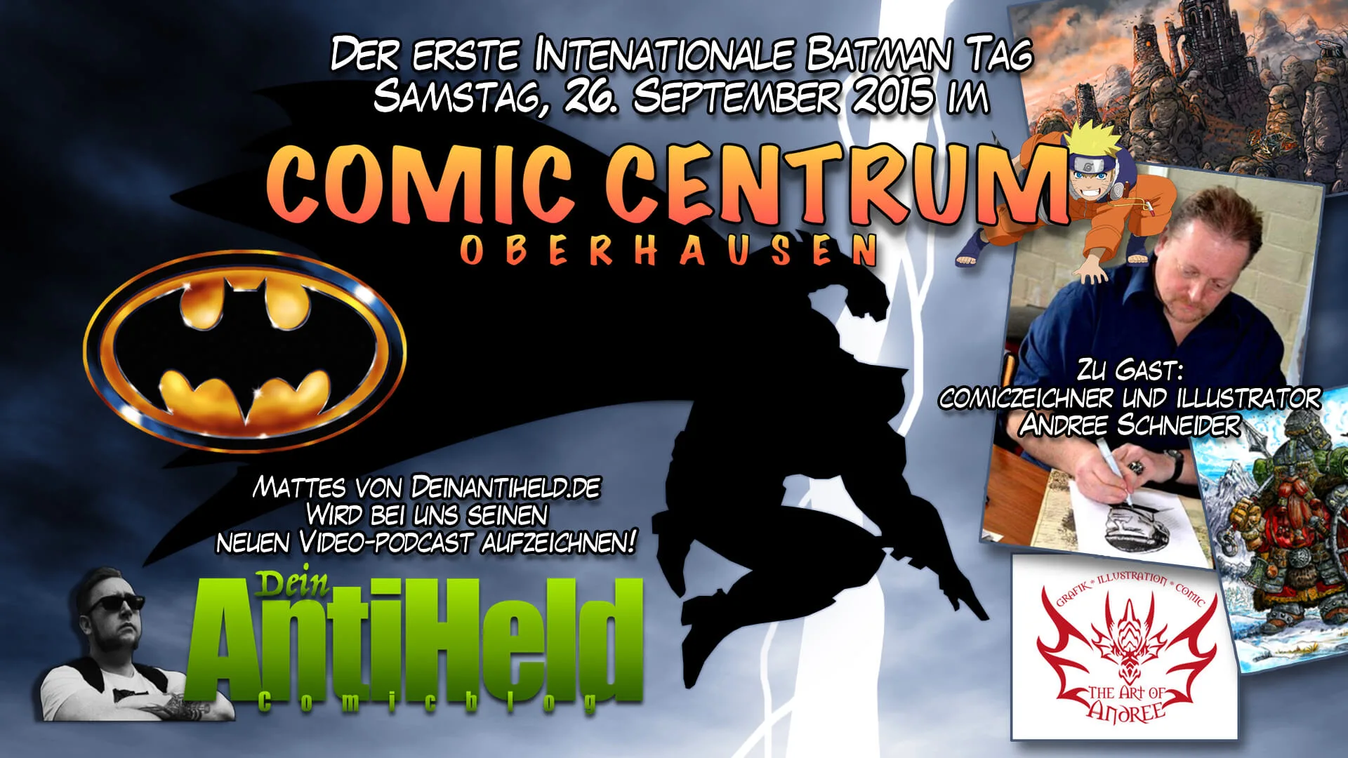 Du betrachtest gerade Internationaler Batman-Tag im Comic Centrum Oberhausen