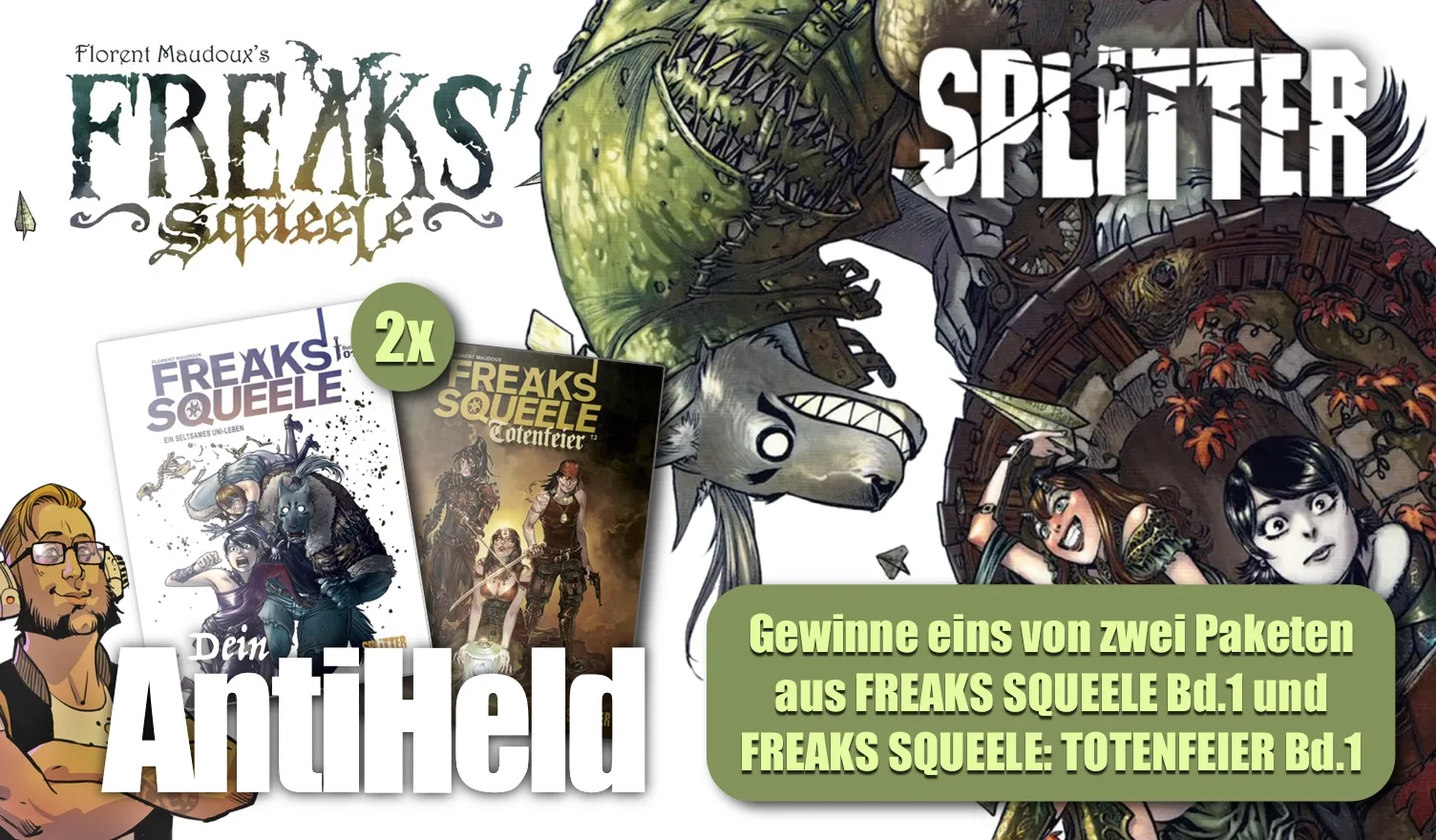 Du betrachtest gerade Gewinnspiel – Freaks Squeele (Comic des Monats)