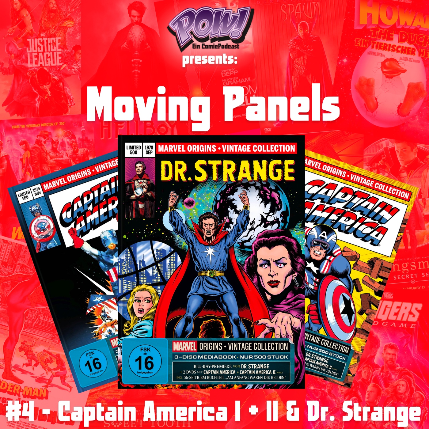 Read more about the article Moving Panels #4 – Captain America I + II & Dr. Strange