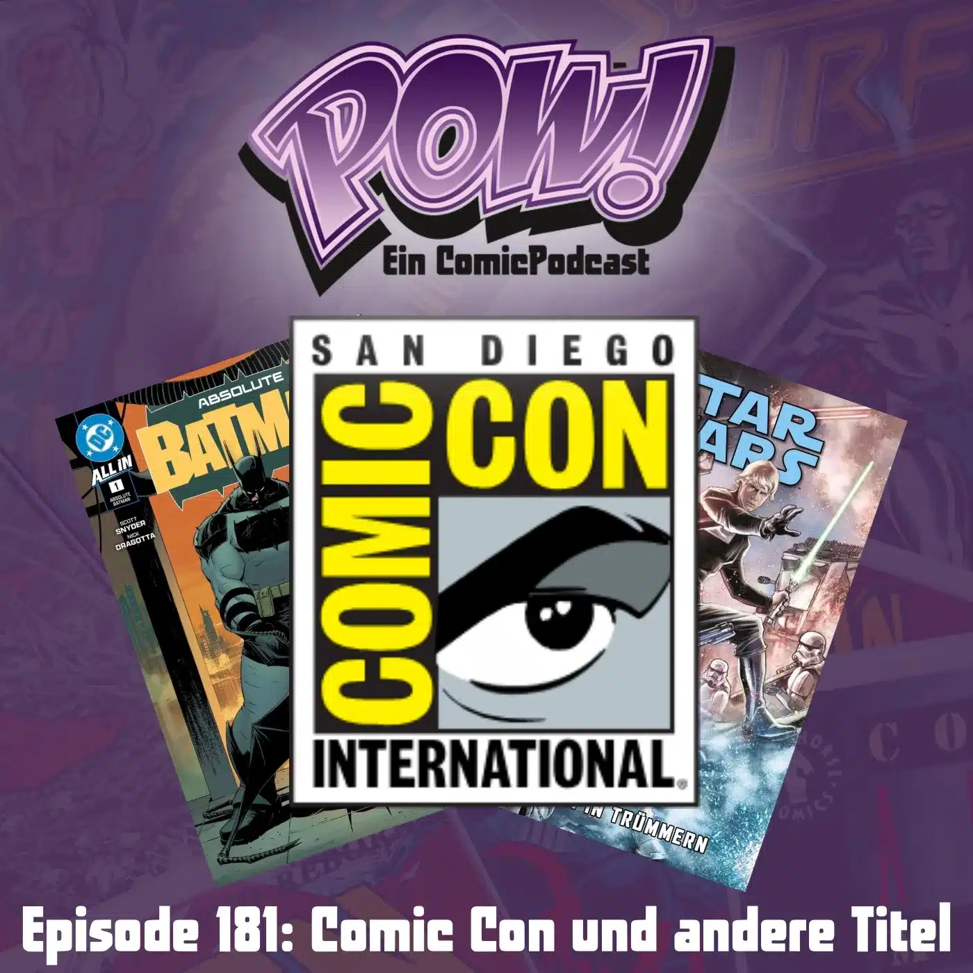 Du betrachtest gerade Ep. 181: Comic Con und andere Titel