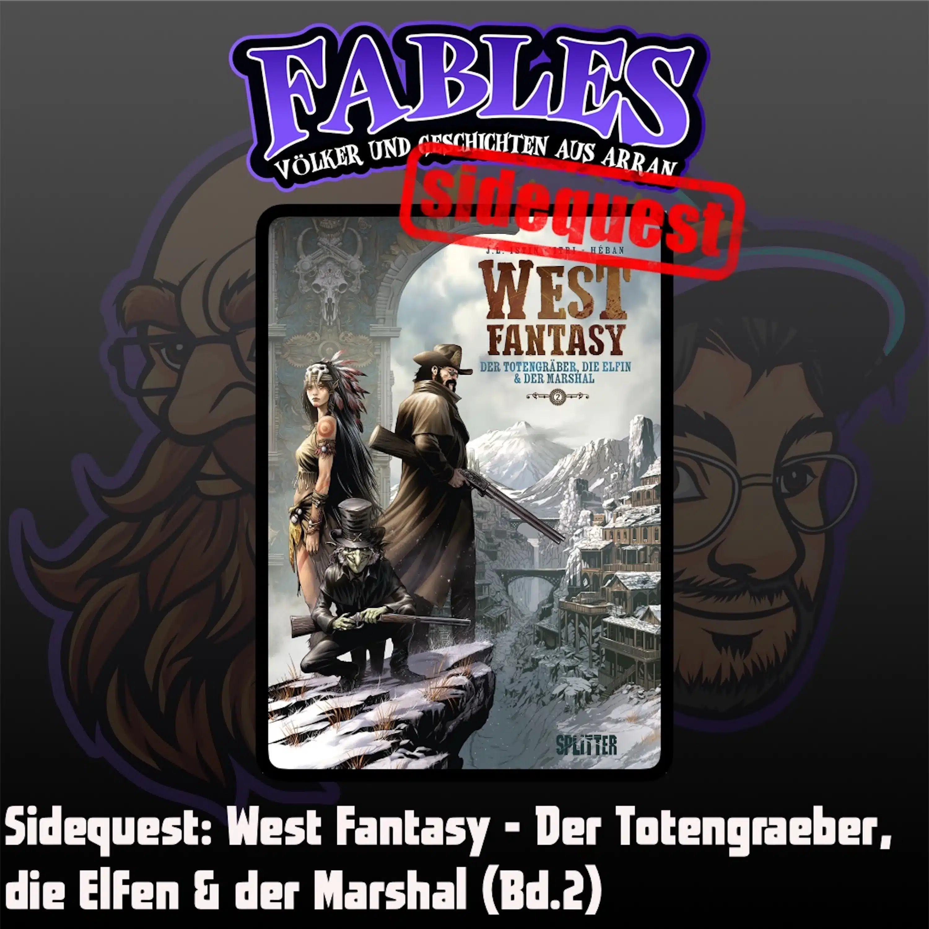 Du betrachtest gerade Sidequest: West Fantasy – Der Totengraeber, die Elfen & der Marshal (Bd.2)
