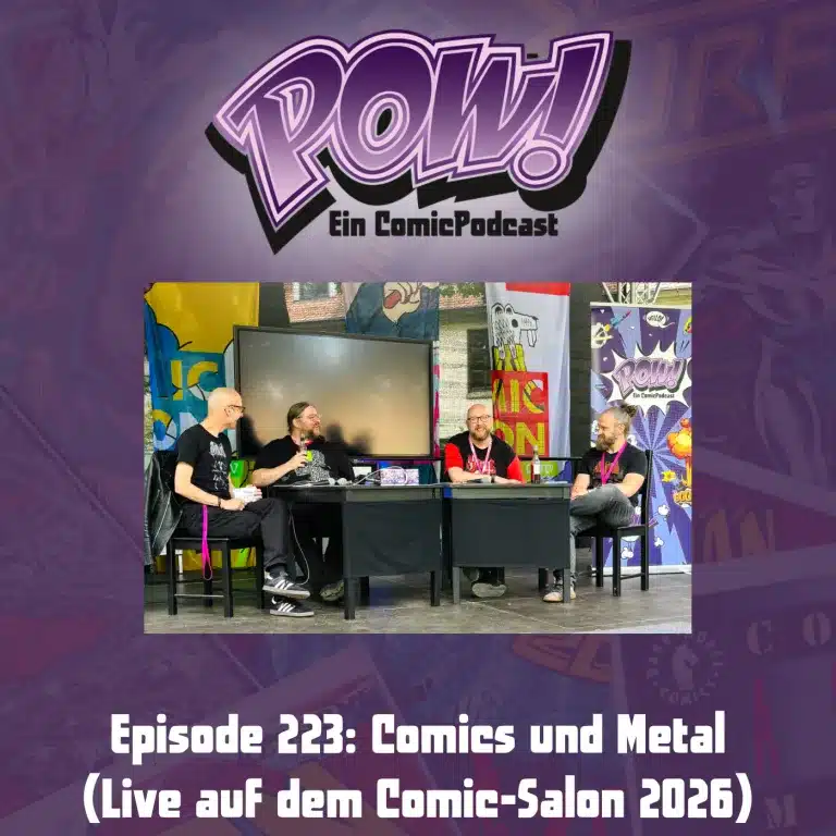 Mehr über den Artikel erfahren Ep. 223: Comics und Metal  (Live auf dem Comic-Salon 2026)